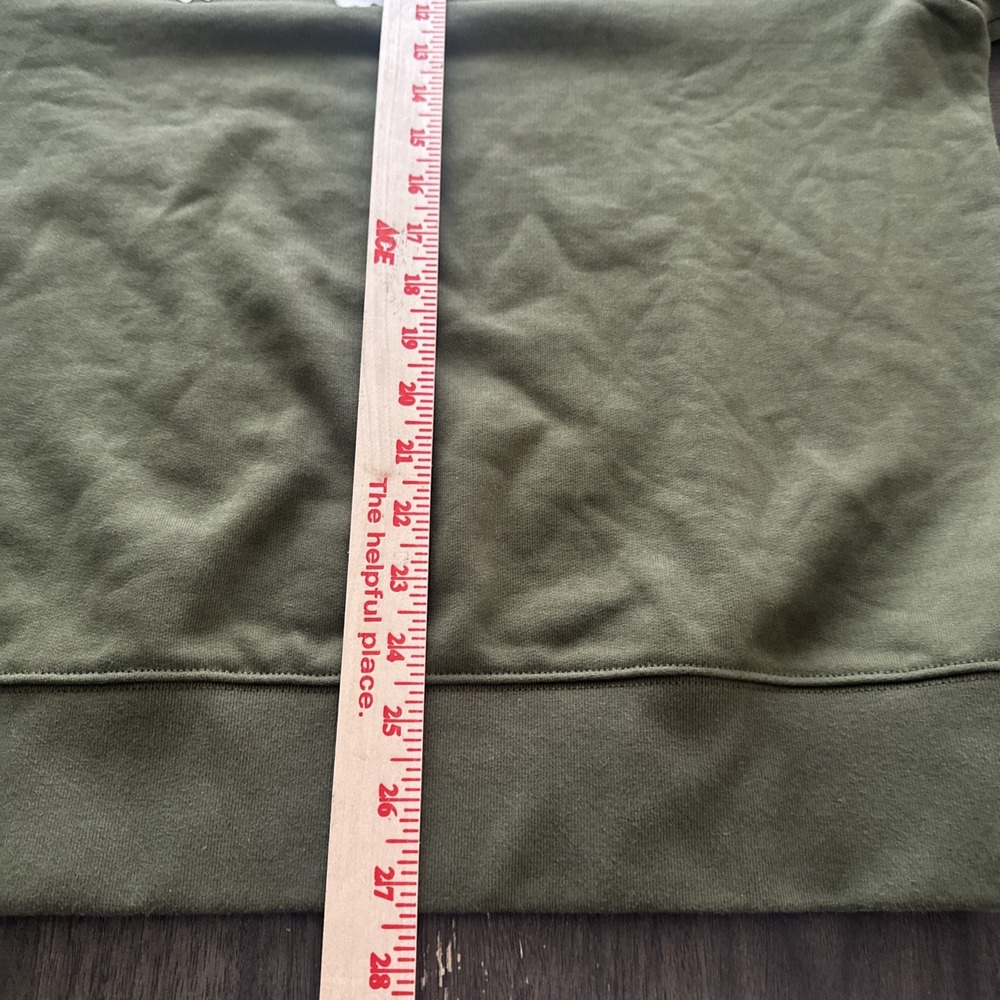 A.P.C. x Lacoste Sweatshirt Unisex Size Medium Olive Green $220 - Picture 5 of 7